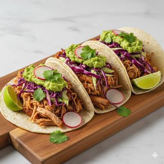 Tacos Pulled Pork Lime (3 Uds.)