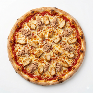 14. Pizza De Pollo Y Atún  (30 Cm.)