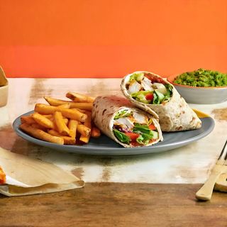 Wrap au poulet avec combinaisons- chicken Wrap with combinations-