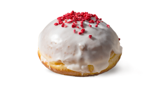 Pączek z nadzieniem różanym