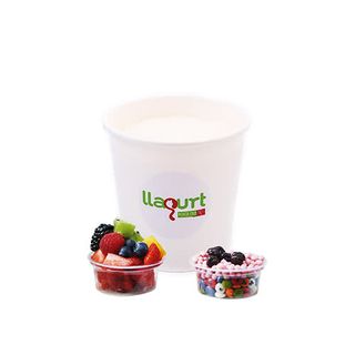 Iogurt natural XL amb toppings
