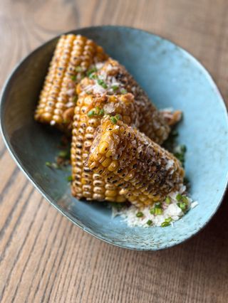 Кукурудза гриль з Пармезаном