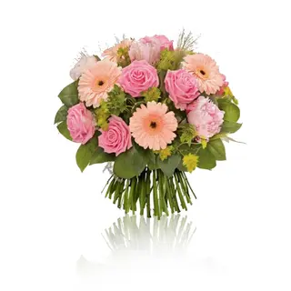 Gerbera con peonia