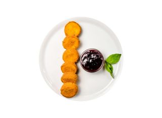 Хрупкави топени сиренца със синьо сирене (200г)