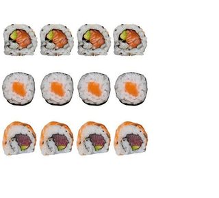 Salmon rolls - 12 pezzi