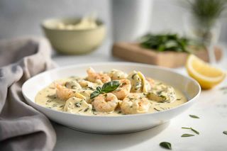 Chevrette Sautée À La Crème