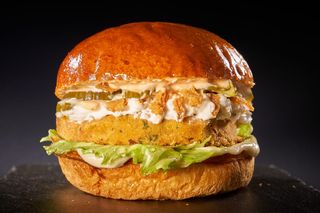 Вегетариански бургер от червена леща и булгур (300г)