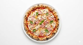Pizza Prosciutto E Funghi (33 Cm.)