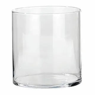 Vaso basso trasparente
