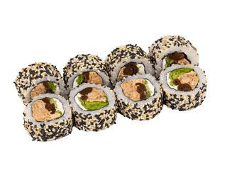 Uramaki pieczony łosoś  8 szt (275g)