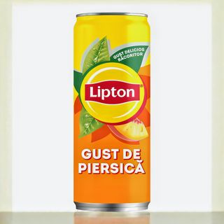 Lipton Ice Tea cu extract de ceai negru si suc de piersici