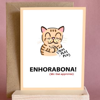 Tarjeta "Enhorabona"