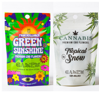 3g Green Explosion + 3g Tropical Snow