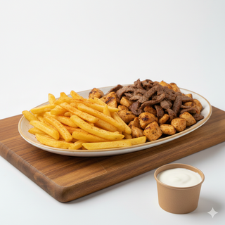 Plato Kebab Con Patatas