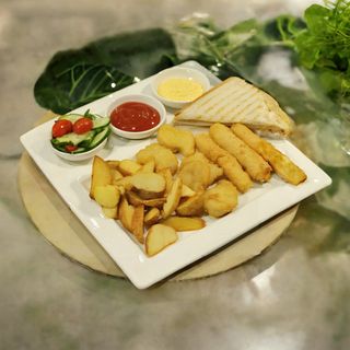 Сет "Сытный с сырными палочками"