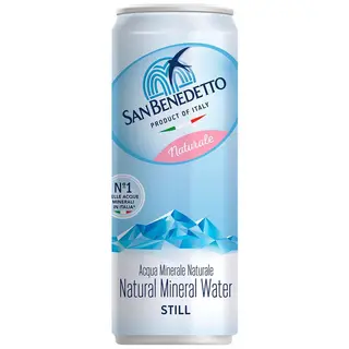 Acqua in lattina naturale