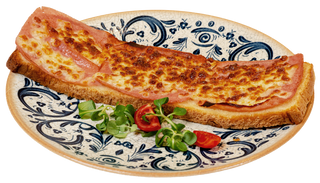 Принцеса с шунка и кашкавал