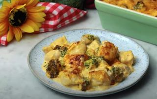 Njoke sa ćuretinom i spanaćem