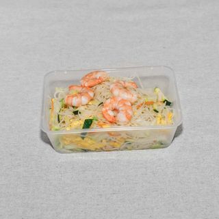 Spaghetti di Soia con Gamberi