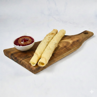 Palačinka sa nutellom i džemom od malina