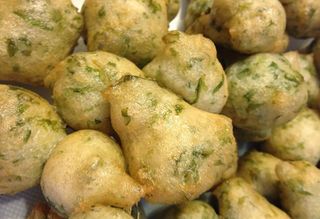 Fritelline con le alghe