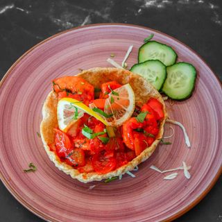 Puree Con Gambas, Pollo o Channa