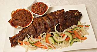 Sosso frit attiéké