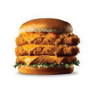 Triple Chicken Burger