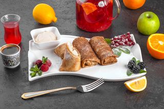 Блинчики с творогом