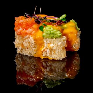 Os3. Tempura oshizushi 4 pezzi