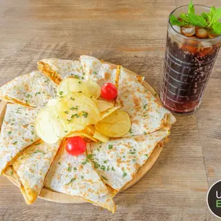 Menu Coca cola + Wrap com Frango, CHEDDAR, Chips batata