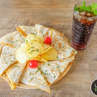 Menu Coca cola + Wrap com Frango, CHEDDAR, Chips batata