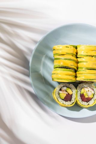 Фреш рол з тунцем та креветкою