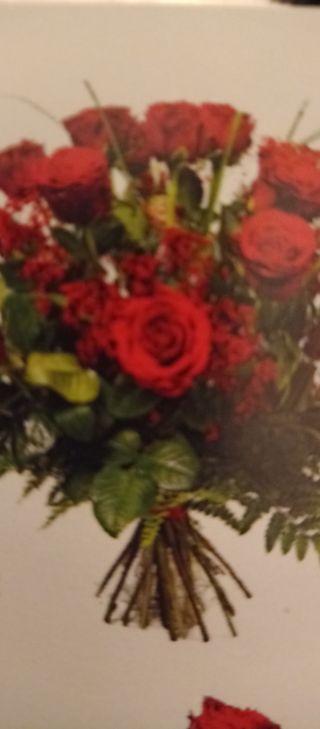 klasyczna czerwien mały bukiet 