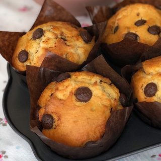 Muffins Baunilha e doce de leite