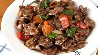 Ternera con salsa de ostras