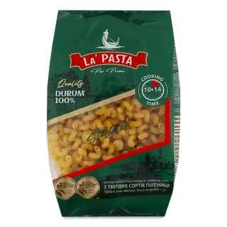 Вироби макаронні La Pasta ріжки (400г)