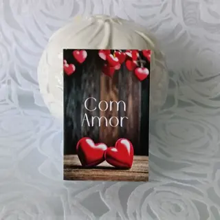 Cartão  com Amor