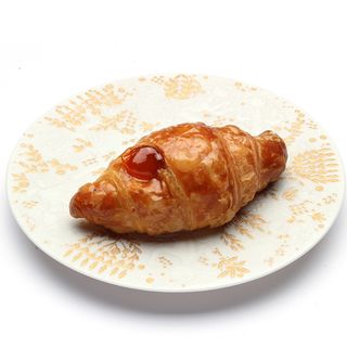 Brioche piccola con confettura di albicocca