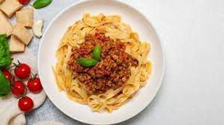 Tallarines Boloñesa