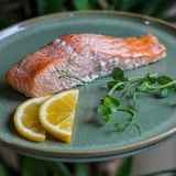 Salmon steak