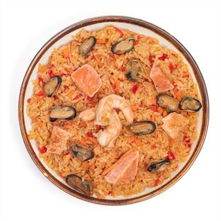 Orez Thai cu fructe de mare