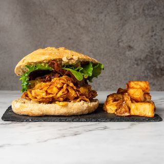 Burger Pollo Frito Crujiente