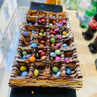 Gaufre nutella smarties