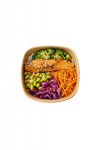 Teriyaki Salmon Salad