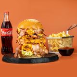 ხუთმაგი კეთილი ბურგერი კომბო/Quintuple Kind Burger combo