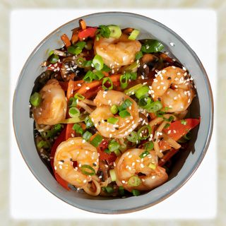 Udon cu creveți tempura