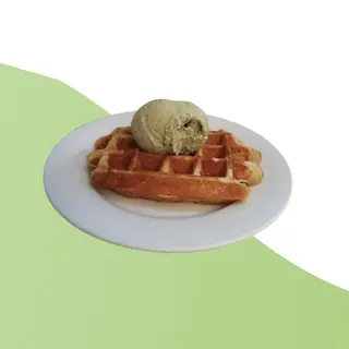 Waffle com Gelado