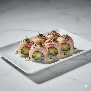 Tartufo white roll  8 pezzi