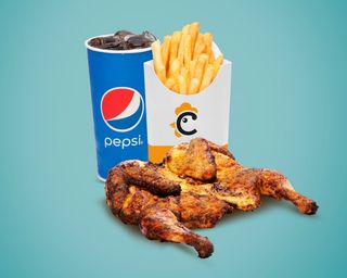 Galletto intero menù